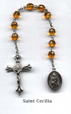 Saint Cecilia chaplet information