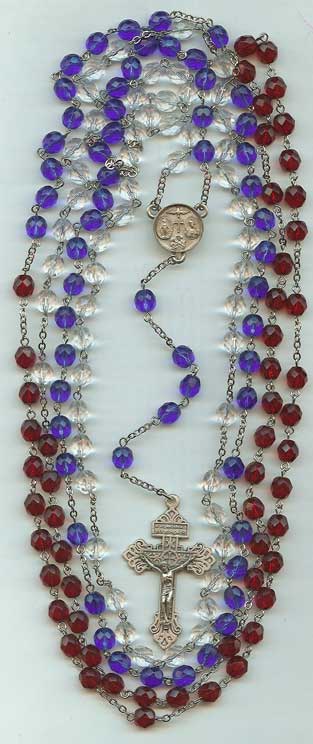 Rosary 15 Decade RWB